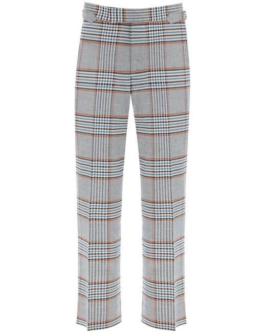 Pantaloni Sang In Tartan di Vivienne Westwood in Gray da Uomo