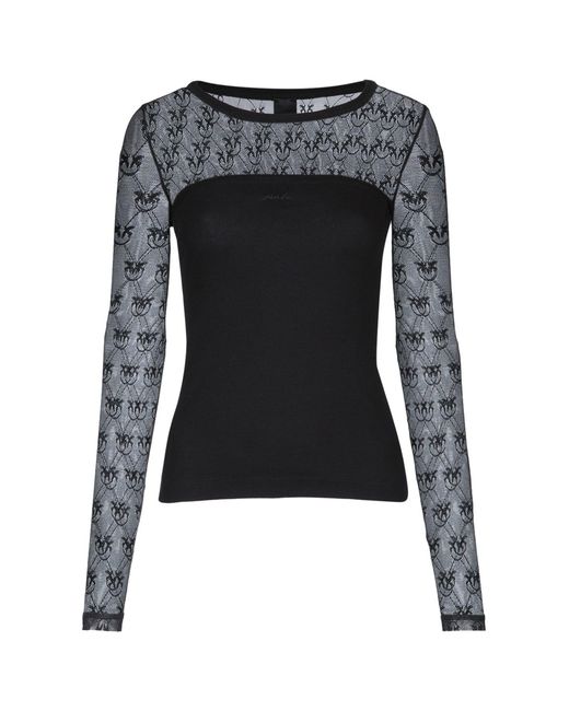 Pinko Black Violinista T-Shirt Costina