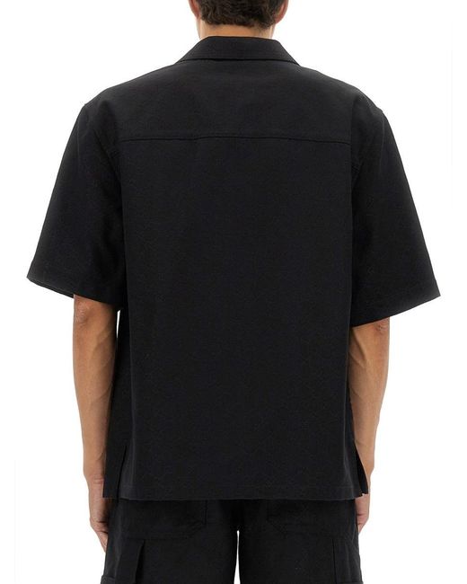 Gucci Black Gg Jacquard Shirt for men