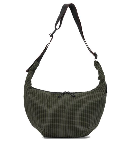 Comme des Garçons Metallic "Grid Check" Large Shoulder Bag