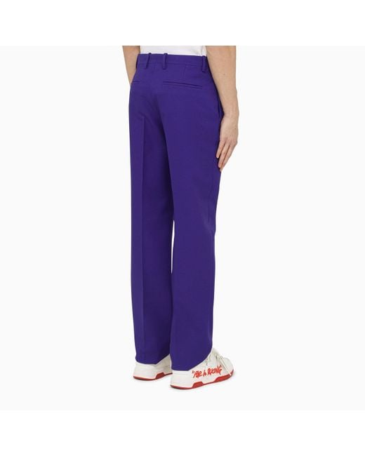 Off-White c/o Virgil Abloh Off Whitetm Slim Violet Trousers in Purple for  Men
