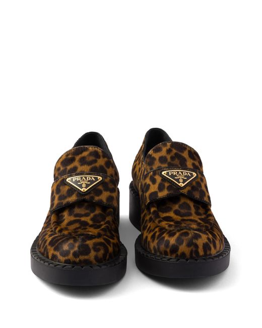 Prada Brown 50Mm Chocolate Loafers