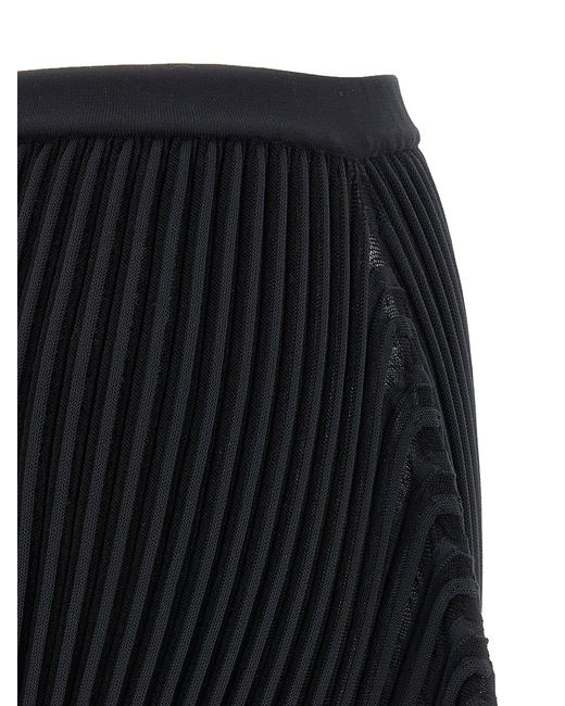 'STRANK' Falda Issey Miyake de color Black