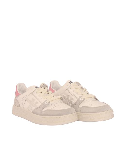 Premiata Pink Quinnd Sneakers