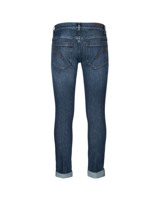 Dondup Blue Pantalone George for men
