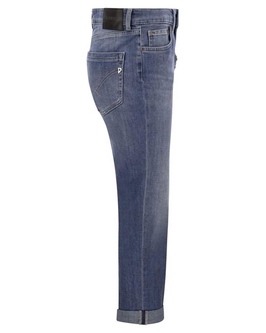 Koons sciolti jeans con bottoni ingioiellati di Dondup in Blue