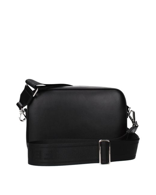 Fendi Black Crossbody Camera Bag Leather