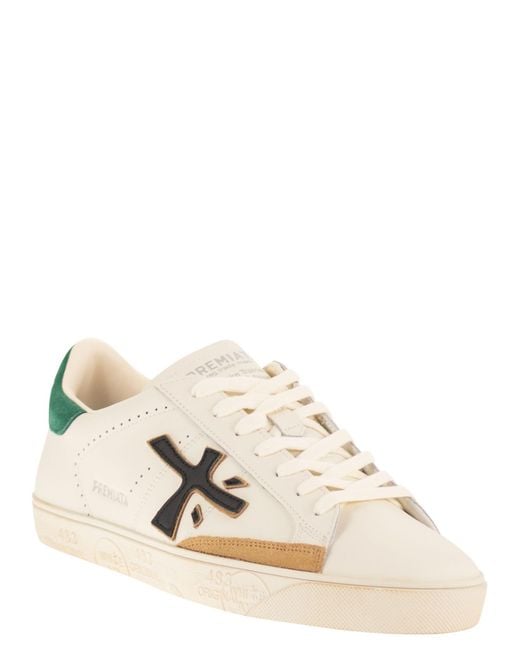 Premiata White Steven 7285 for men