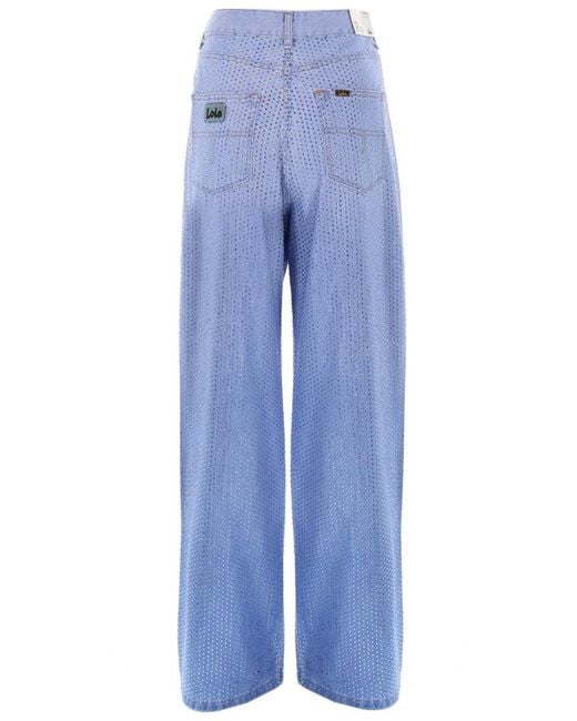 Lois Blue Jeans "Asha" Con Strass