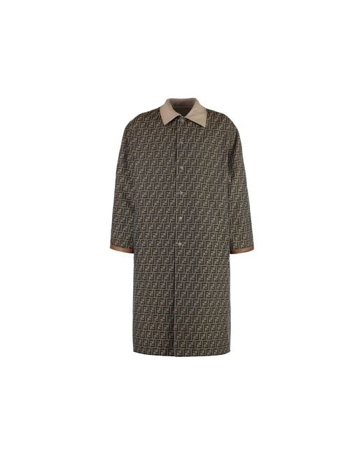 Fendi Natural Reversible Trench Coat for men