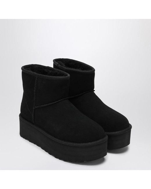 Ugg Black Classic Mini Platform Boots