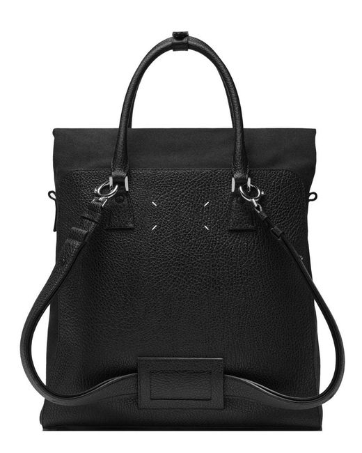 Maison Margiela Black "5Ac Daily Vertical" Convertible Bag