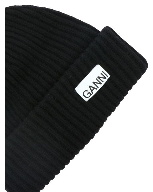 Ganni Black Caps
