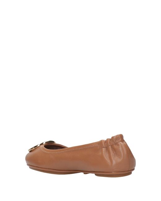 Tory Burch Brown Flat Shoes
