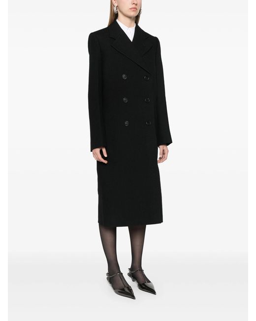 Prada Scheerwollen Jas in het Black