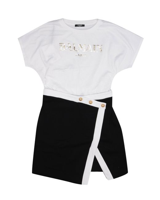 Balmain Jurken Wit in het White