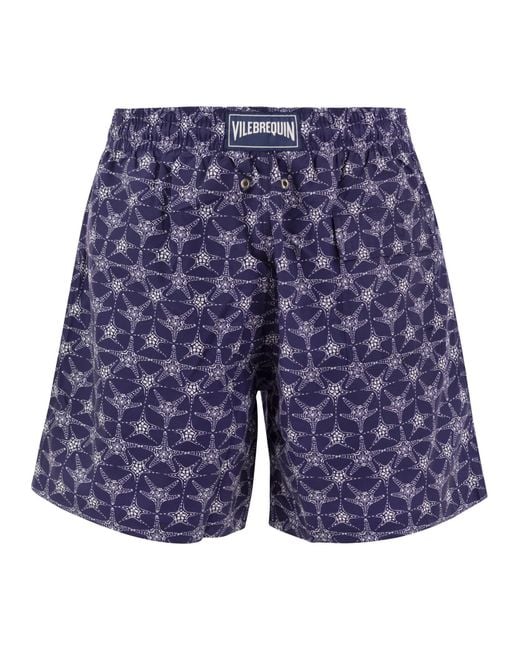 Vilebrequin Blue Star Mustered Beach Shorts