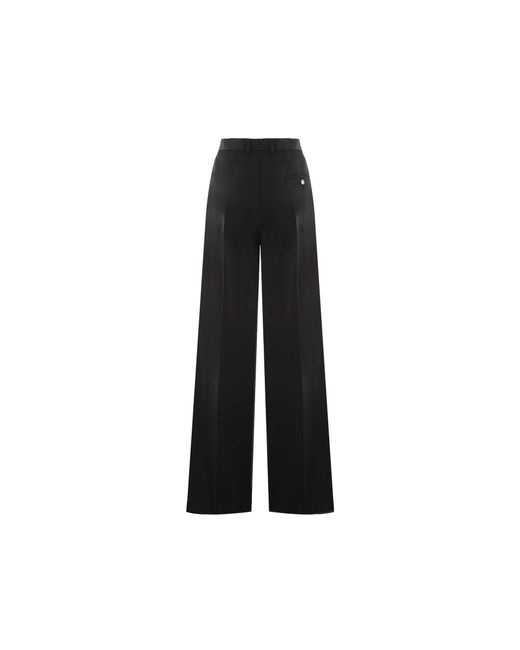 Balenciaga Black Wool Flared Pants for men