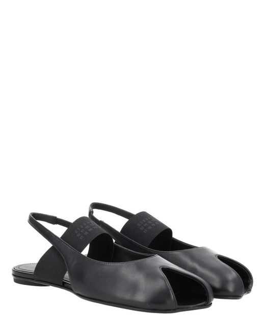MM6 by Maison Margiela White Anatomic Numeric Slingback