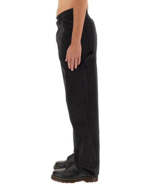AWAKE NY Black Cotton Jeans for men