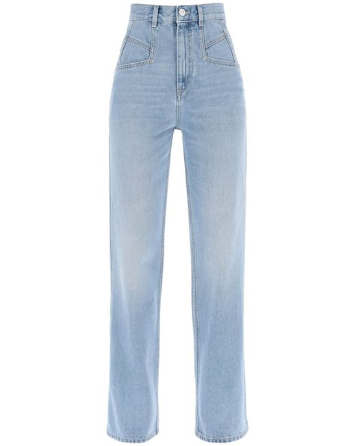 Isabel Marant 'dileskoa' Gerade Geschnittene Jeans in het Blue