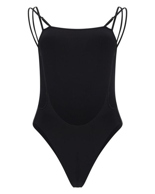 Tom Ford Black Solid Swimwear