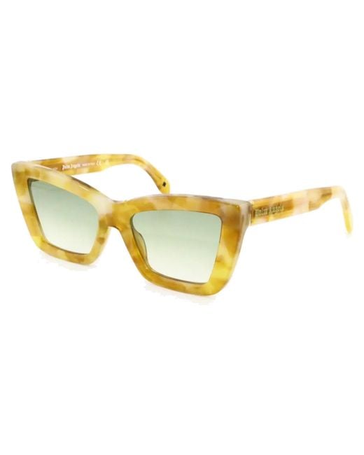 Palm Angels Yellow Roseville Sunglasses for men