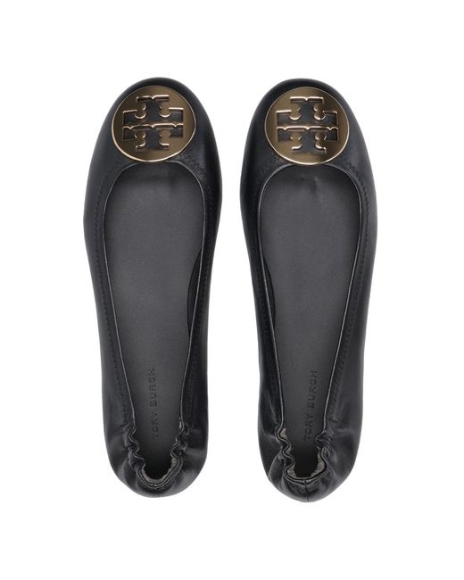 Tory Burch Black Flat Shoes