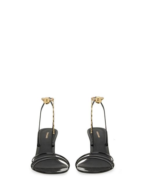 Ferragamo White Patent Calf Sandals