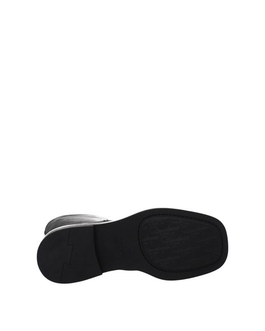 Dior Black Stivali Uomo Pelle Nero for men