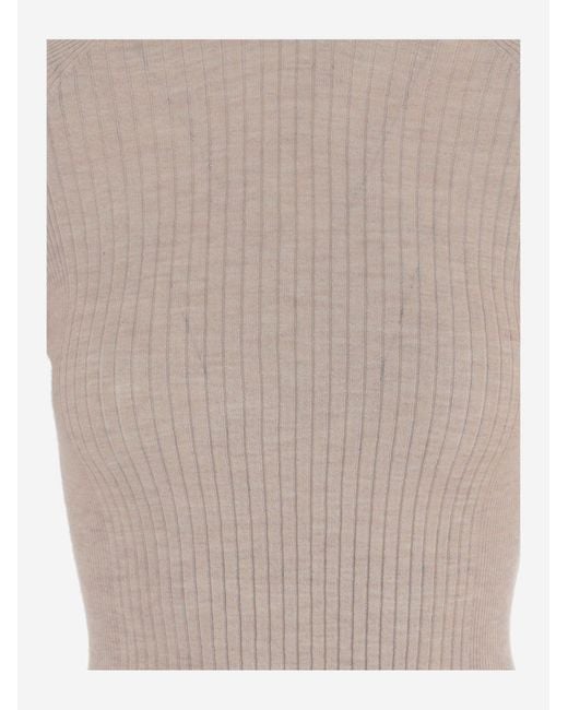 Sa Su Phi Natural Cashmere And Silk Knit