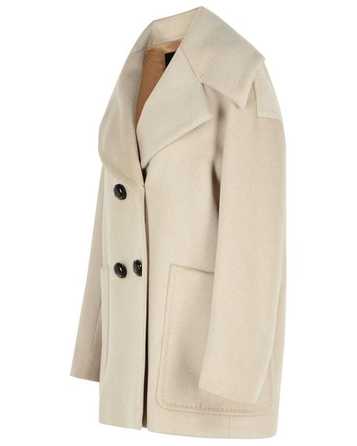 Max Mara Natural 'Mario' Cashmere Jacket
