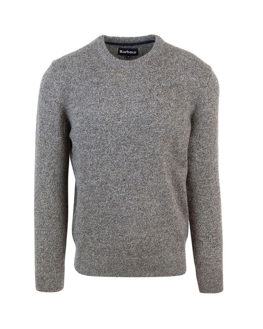Maglione Grigio Essential Tisbury Barbour de color Gray