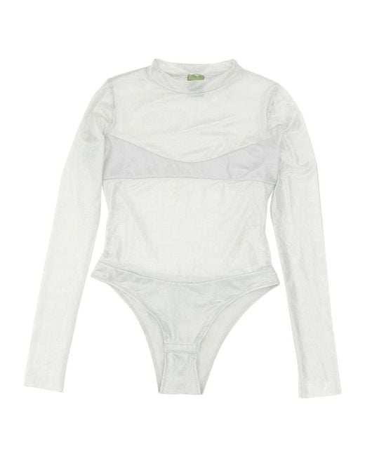 NOT AFTER TEN White Body Tulle