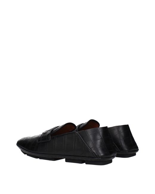 Dolce & Gabbana Black Dolce&Gabbana Moccasins Leather