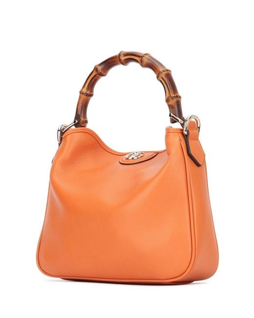 Gucci Orange Bag With Removable Shoulder Strap