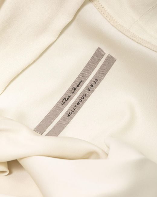 Rick Owens Kleedt Wit in het White