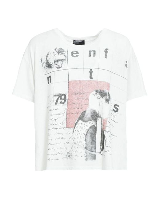 Enfants Riches Deprimes White Pharmicist's Daughter Cotton T Shirt