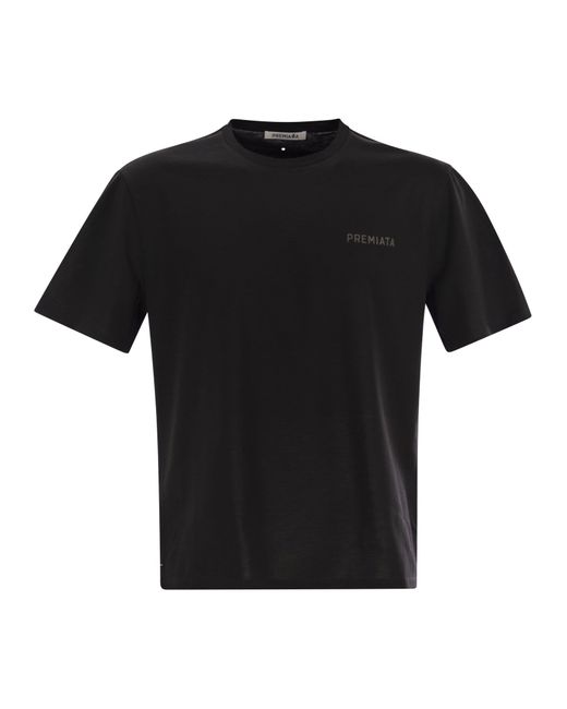 Premiata Black Cotton Jersey T-Shirt for men