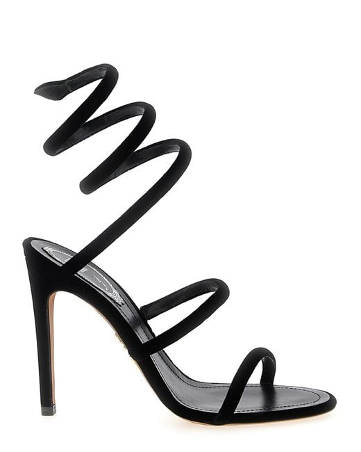 Cleo Sandali Nero-Donna di Rene Caovilla in Black
