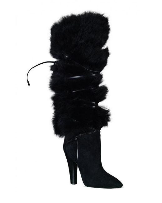 Saint Laurent Black Jokull Boots