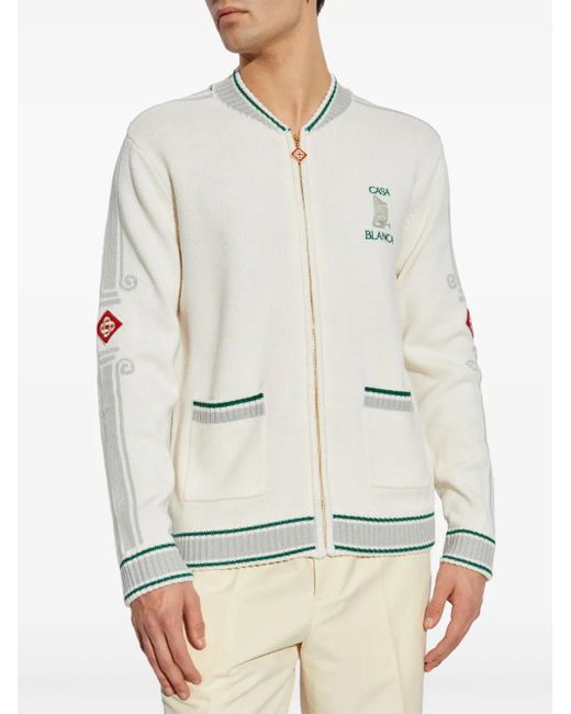 Casablanca White Casa Club Jacket