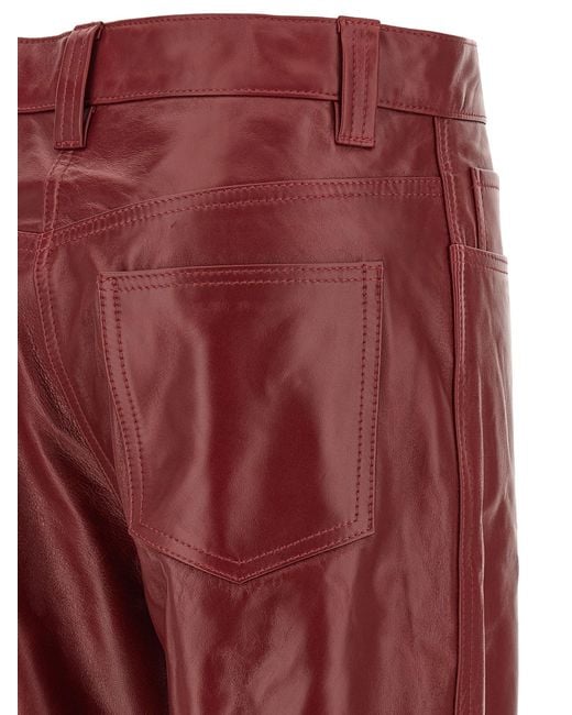 Khaite Red 'Callum' Pants