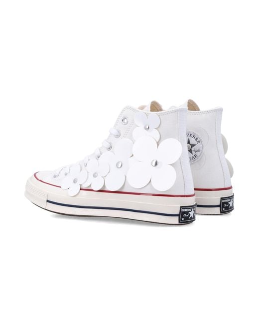 Converse White Chuck 70 3-D Flourish Sneakers