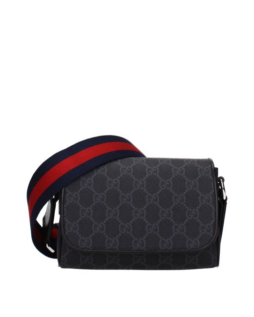 Spall Borse Tessuto Nero di Gucci in Black da Uomo