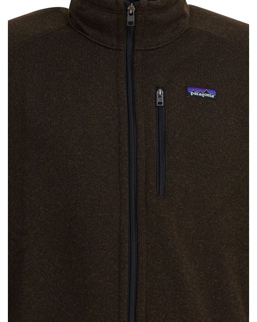 Patagonia Black "Better Sweater" Zippered Sweatshirt for men
