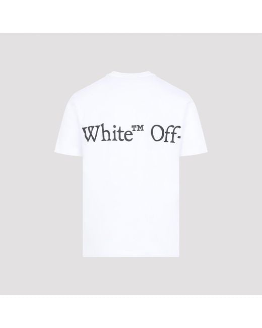 Off-White c/o Virgil Abloh White Bookish Scarf Regular S/S Tee