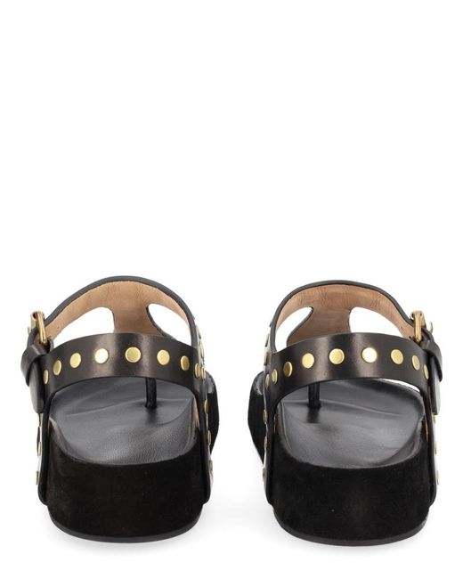Isabel Marant Black Enore Sandals