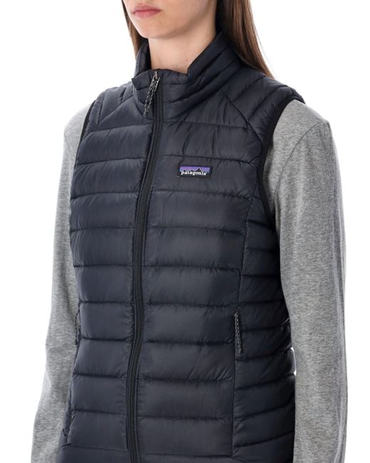 Patagonia Blue Down Sweater Recycled Down Vest