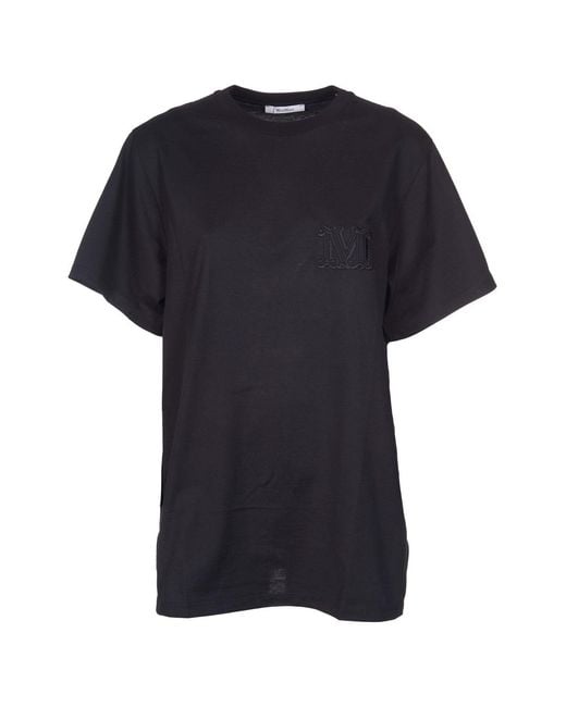 Max Mara Black Tshirt Short Sleeves